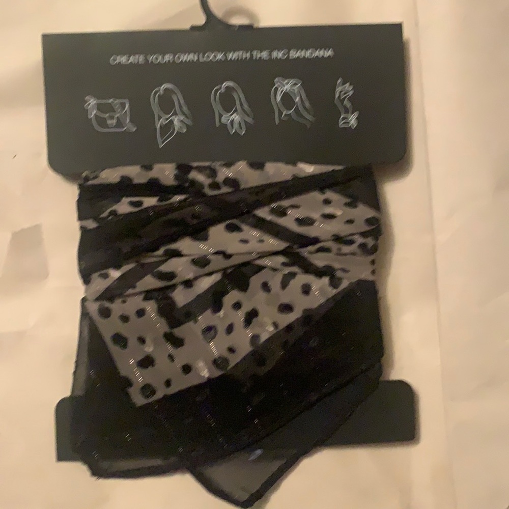 INC animal print Bandana
